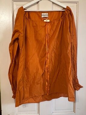 HolyClothing Limited Edition Color Marigold Yellow  - 100% Cotton Top NEW W TAGS